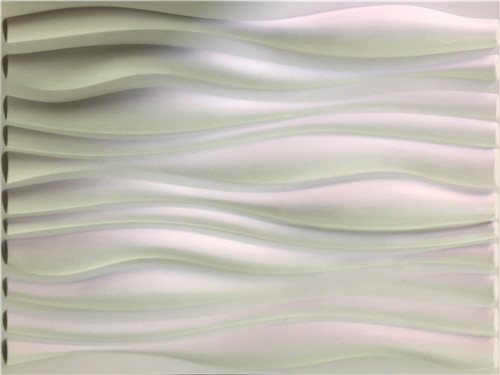Zintegrowane białe płytki ścienne 3D odporne na pleśń, przyjazne dla środowiska panele ścienne 3D