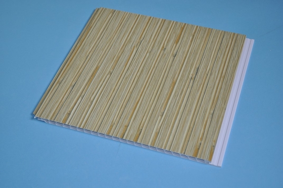 Wodoodporne panele sufitowe z PCV Naturalne ziarno drewna Łatwe cięcie / wiercenie / przybijanie gwoździami